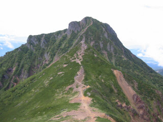 阿弥陀岳へ