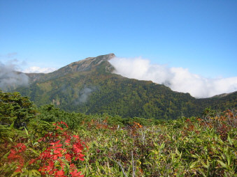 鹿島槍ヶ岳と冷池山荘