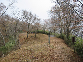 榧ノ木尾根の分岐