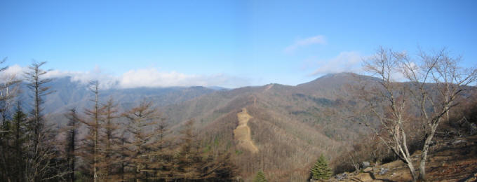 飛竜山と雲取山