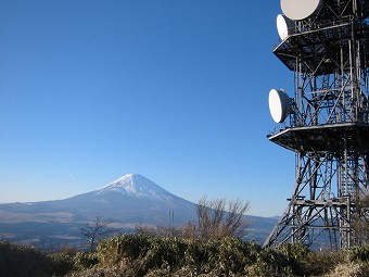 丸岳から見る富士山