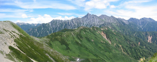 西鎌尾根と槍ヶ岳