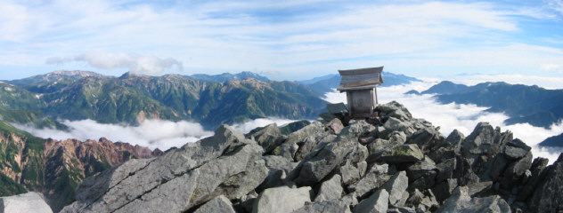 槍ヶ岳　山頂