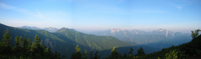 針ノ木岳～剱岳