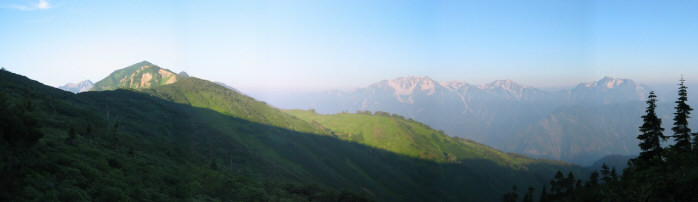 岩小屋沢岳～立山・剱岳