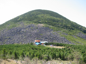 編笠山