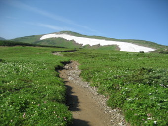 北ノ俣岳へ