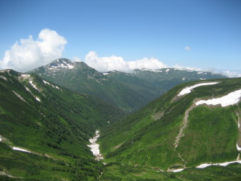 黒部五郎岳と黒部源流