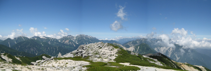 五色ヶ原・立山～後立山