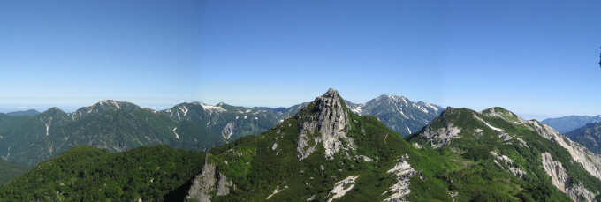 烏帽子岳と五色ヶ原～立山