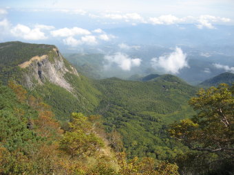 稲子岳南壁