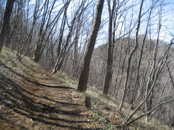 岩茸石山へ