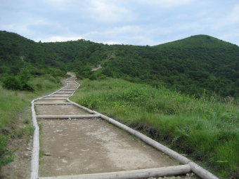 飯盛山　山頂へ