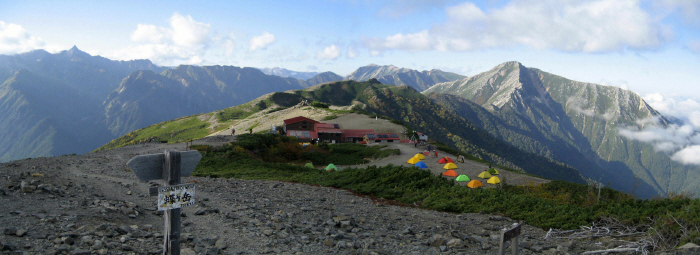 蝶ヶ岳山頂