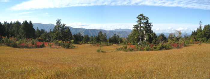 平ヶ岳方面