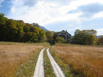 東電小屋へ