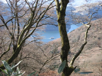 芦ノ湖の遊覧船