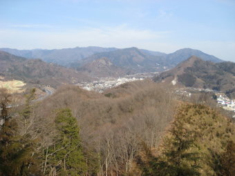 尾根と菊花山