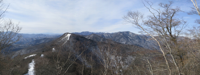 日陰名栗峰～雲取山