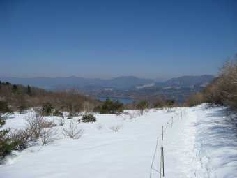 山中湖方面