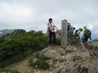 谷川岳山頂　オキの耳