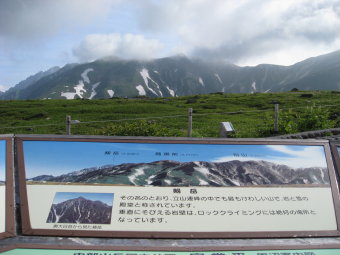 剱御前・別山方面