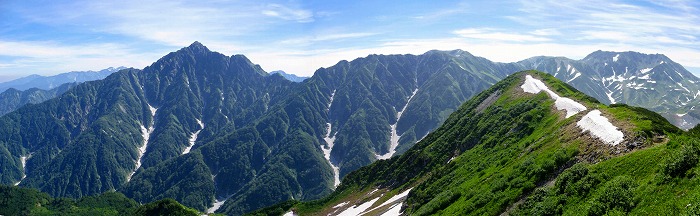 奥大日岳から