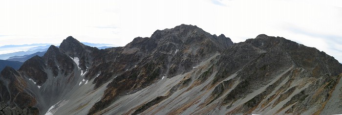 前穂高岳～奥穂高岳～涸沢岳