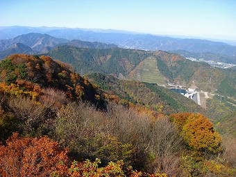 宮ヶ瀬ダム、南山方面