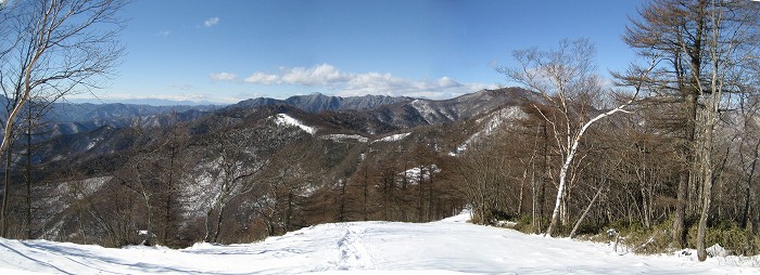 雲取山方面