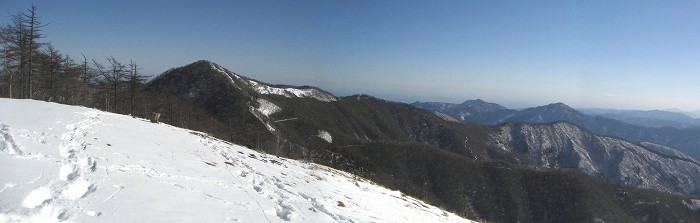 日陰名栗峰カヤト原