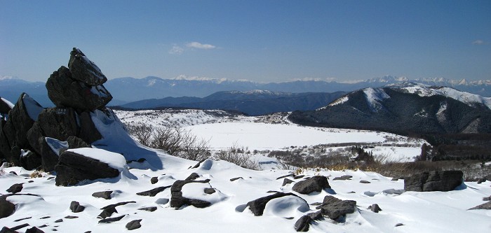 物見岩から見る八島ヶ原湿原