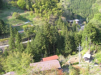 阿寺沢川の集落