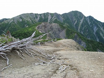 塩見岳方面