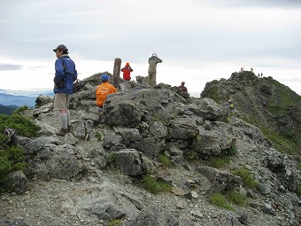 塩見岳　西峰