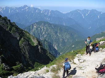 剱岳と毛勝三山