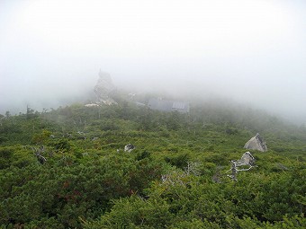 金峰山小屋へ