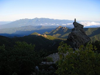 八ヶ岳と瑞牆山