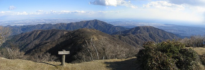 大山・三ノ塔方面