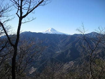 お坊山から見る富士山