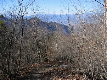 小路沢左岸尾根へ