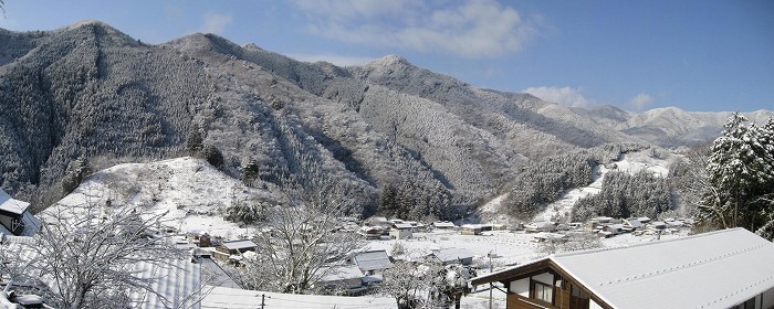 郷原の雪景色