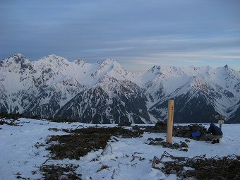 穂高の白峰