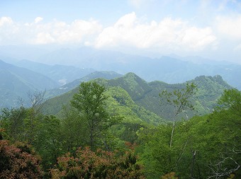 妙法ヶ岳方面