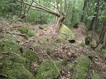 御前山からの急降下