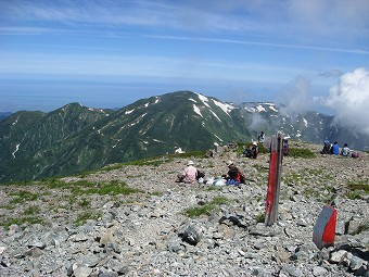 雪倉岳　山頂