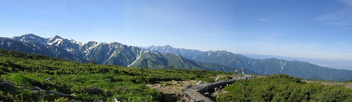 朝日岳の展望