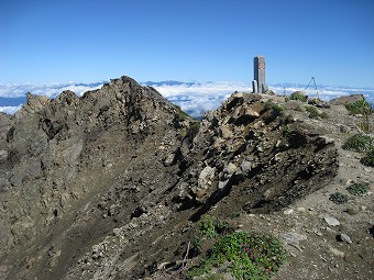 前岳の大崩壊地