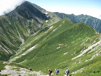 荒川小屋へ