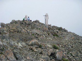 赤石岳　山頂